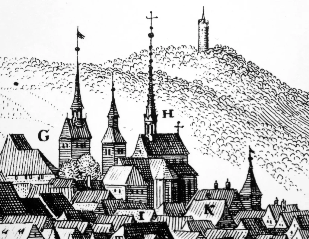 Schloßkirche 05 schloßberg um1646 ausschnittmerian ergebnis
